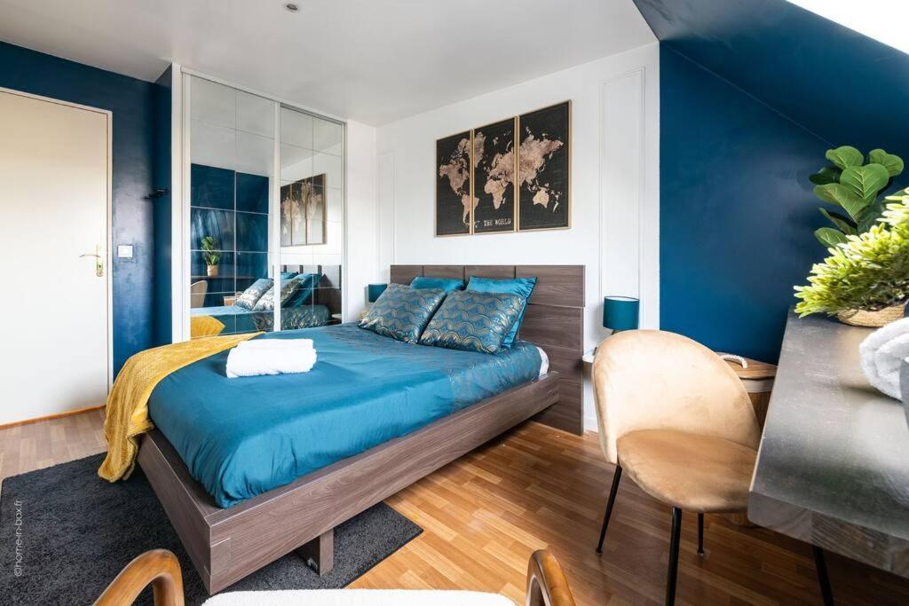 Ferienwohnung La Belle Echappee Parisienne - Gare - Hyper Centre Les Mureaux Exterior foto
