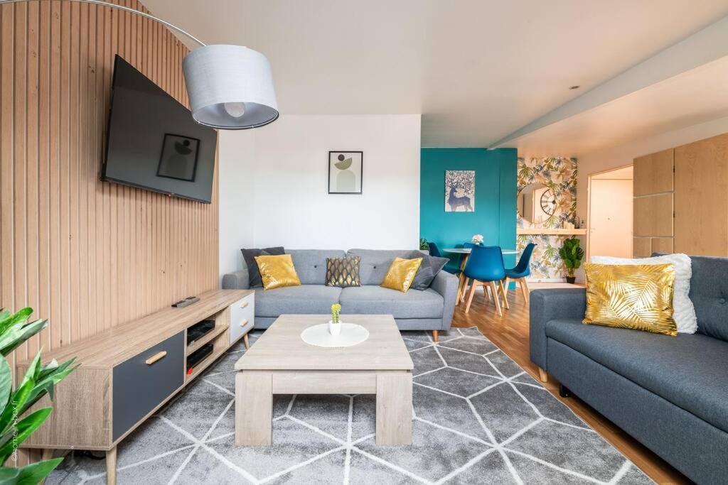 Ferienwohnung La Belle Echappee Parisienne - Gare - Hyper Centre Les Mureaux Exterior foto